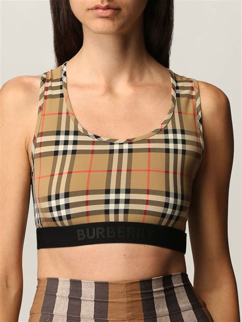 burberry cropped top
